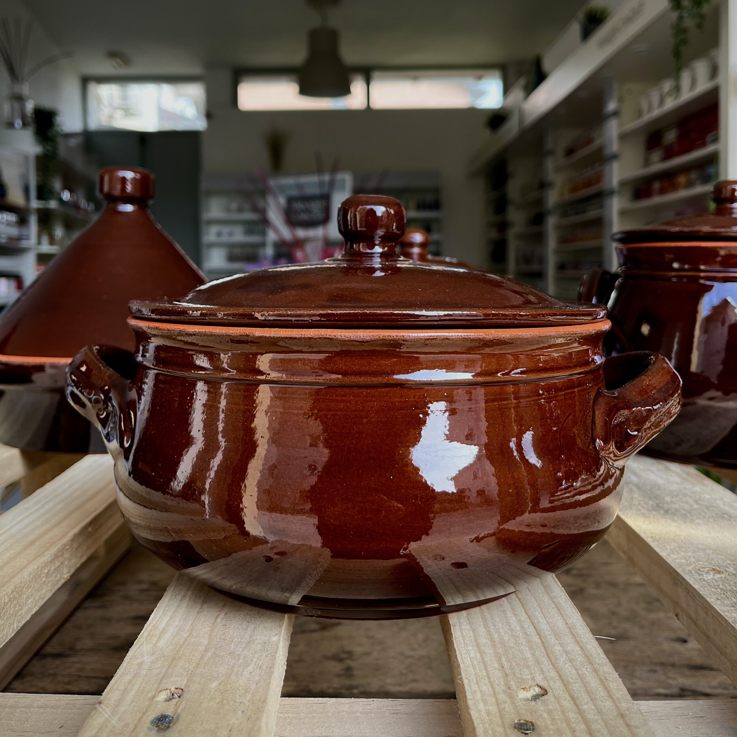 Nuova Colì Tegame in terracotta diametro 20 cm bruna - immagine 2