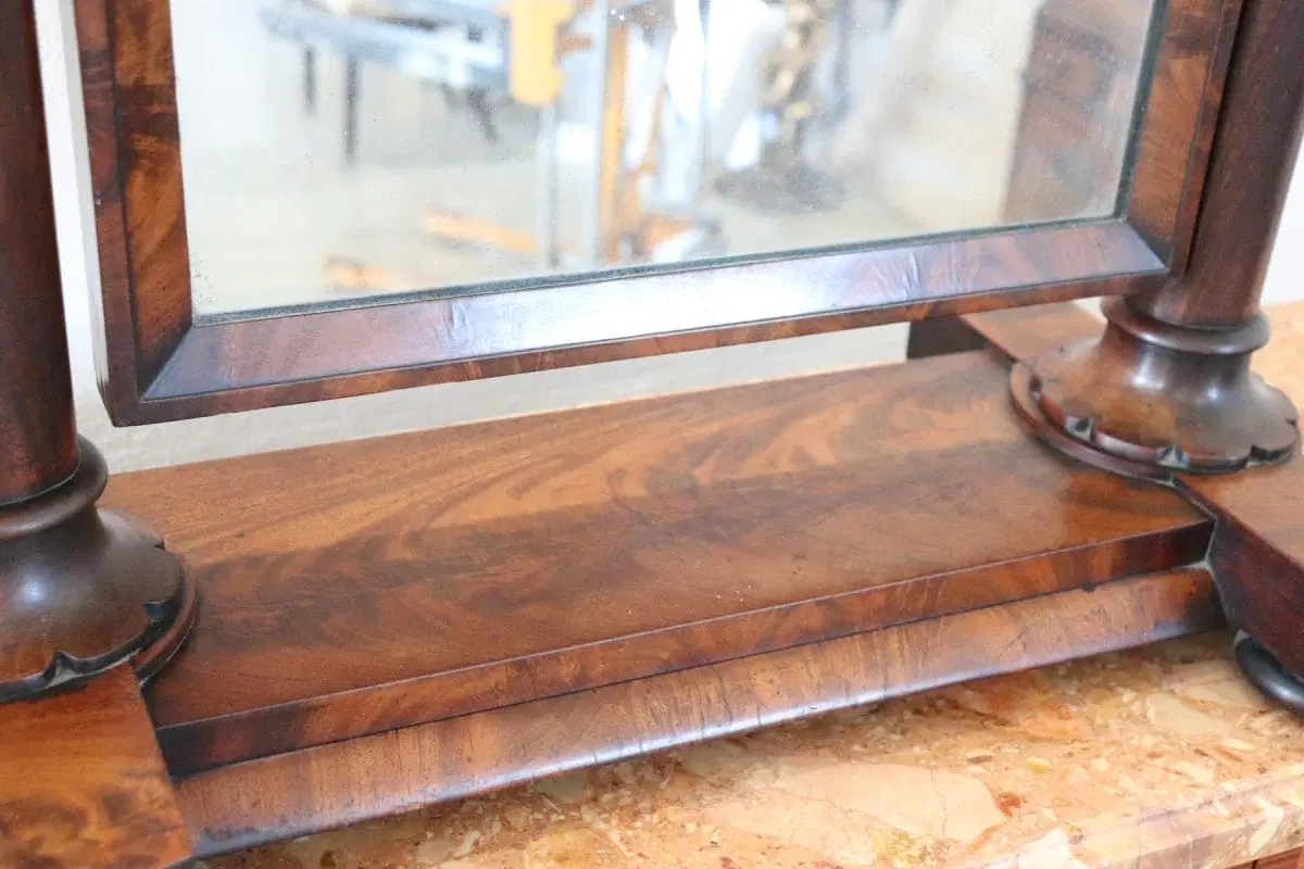 Psiche antica in mogano Sec. XIX - immagine 6