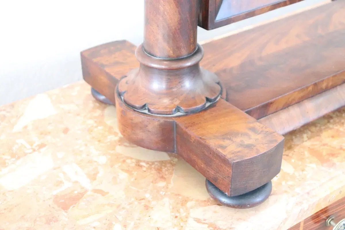 Psiche antica in mogano Sec. XIX - immagine 7