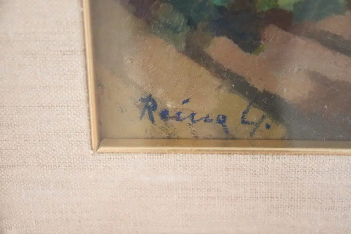 Dipinto antico olio su tela firmato Reina Giuseppe (1829/1905) - immagine 3