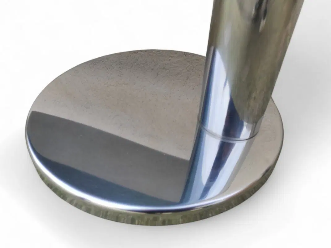 Consolle in vetro fumè, acciaio e placcatura in cromo vintage anni 70 - immagine 9