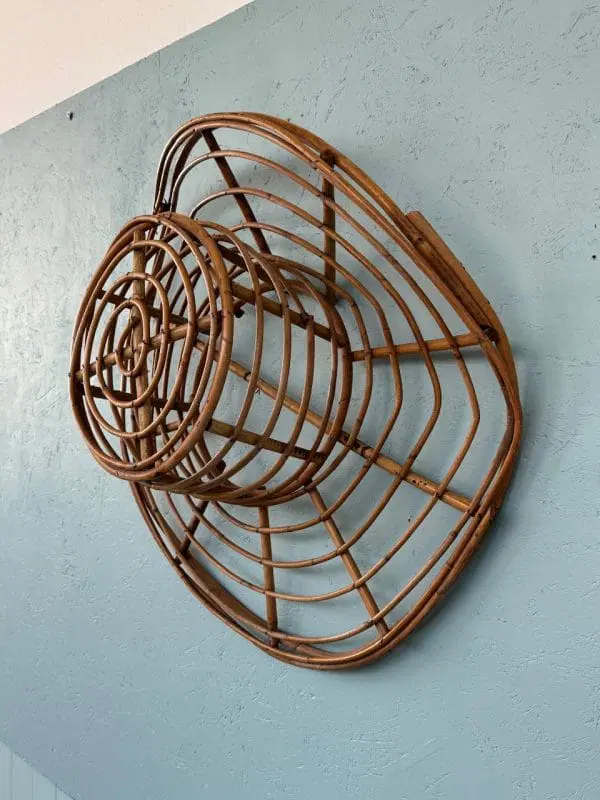 Cappello In Bambù Anni 70 Decorazione vintage - immagine 6