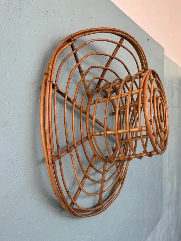 Cappello In Bambù Anni 70 Decorazione vintage - immagine 5