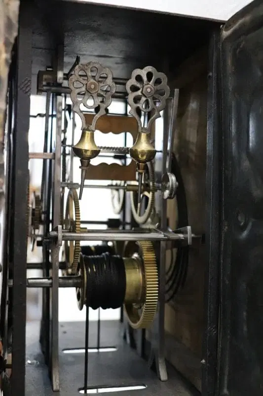 Orologio a pendolo antico da parete sec XIX - immagine 2