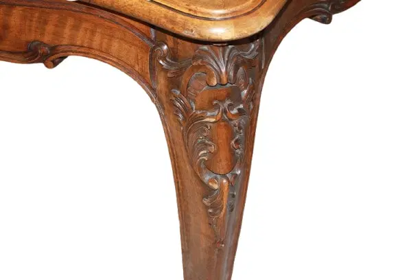 Tavolo Provenzale Quadrato Allungabile del 1800 in Noce - immagine 4