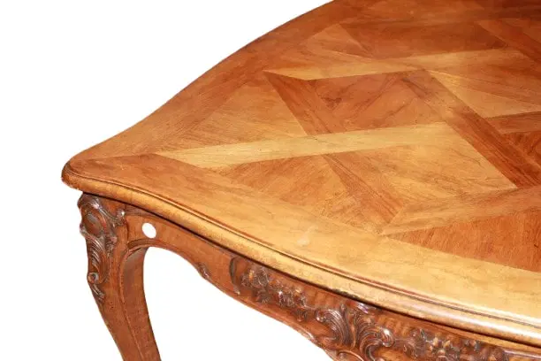 Tavolo Provenzale Quadrato Allungabile del 1800 in Noce - immagine 5