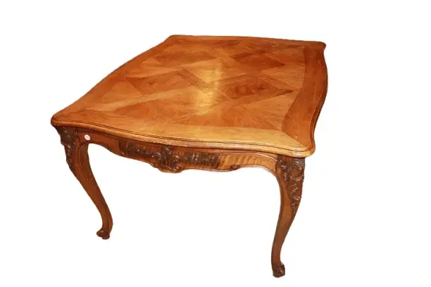 Tavolo Provenzale Quadrato Allungabile del 1800 in Noce - immagine 6