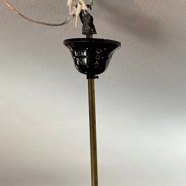 Lampadario anni 50 Stilnovo Milano . Sputnik a 12 bracci . diametro cm 110 - immagine 8