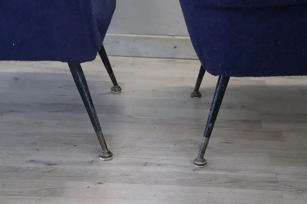 Poltrone attribuite a Gigi Radice per Minotti, anni ’50, set di 2 - immagine 8