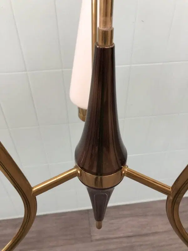 Lampadario degli anni 50 attribuibile ad Angelo Lelii Per Arredoluce - immagine 7