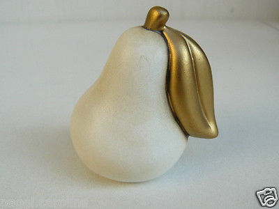 Egan Bomboniera Pera Oro Ceramica