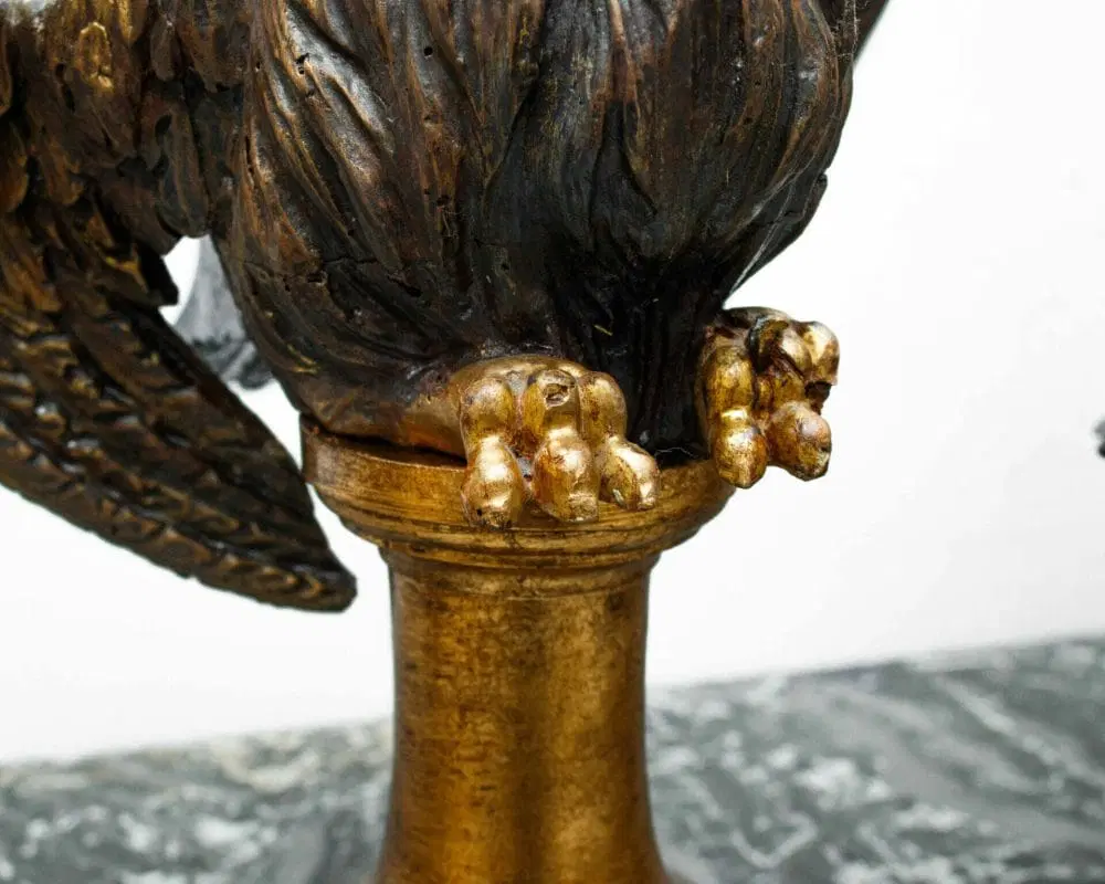 XVII secolo, Aquile in legno policromo - immagine 6