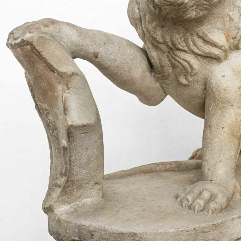 XVII secolo, Scuola fiorentina, Leone con scudo araldico - immagine 4