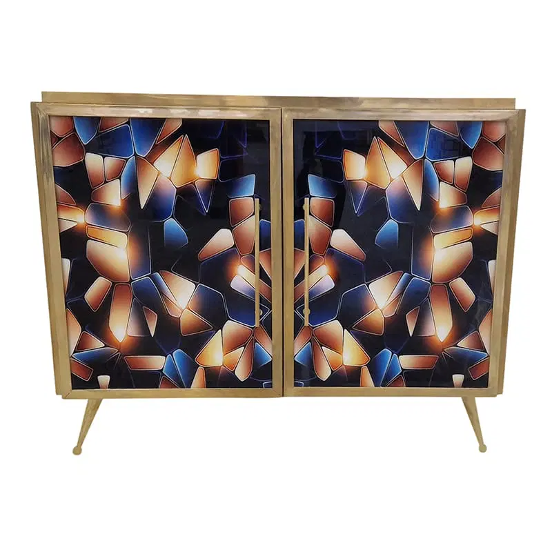 Credenza due ante in vetro illuminata - immagine 9