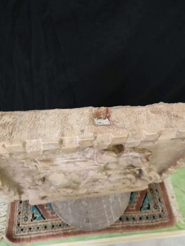 Mattonella raffigurante San Giorgio e il drago in marmo - immagine 4