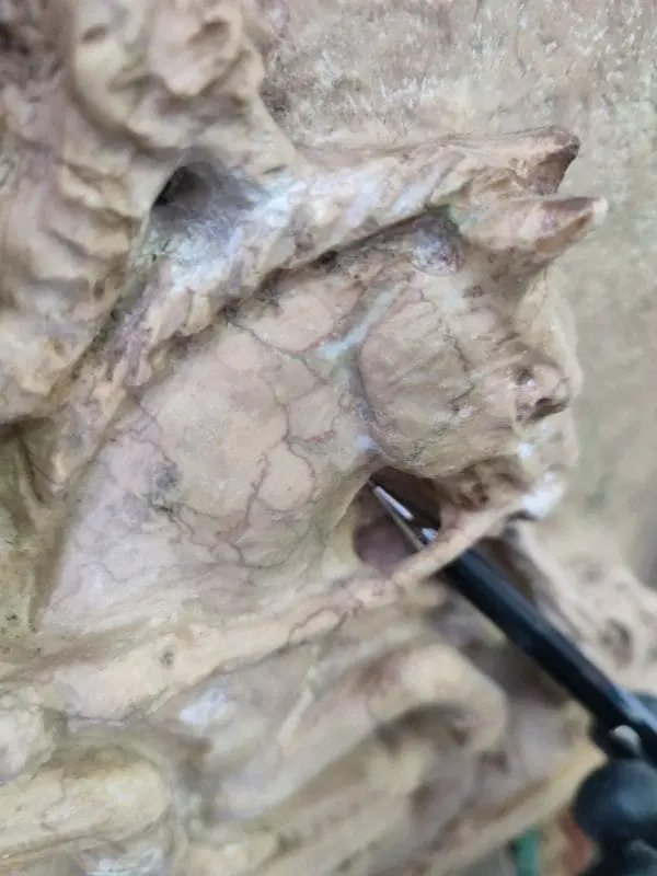 Mattonella raffigurante San Giorgio e il drago in marmo - immagine 9