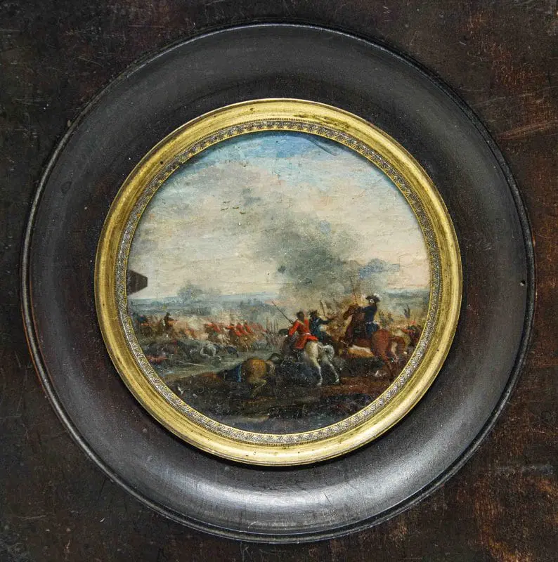 Scuola francese, ultimo quarto del XVIII secolo, La battaglia di Denain