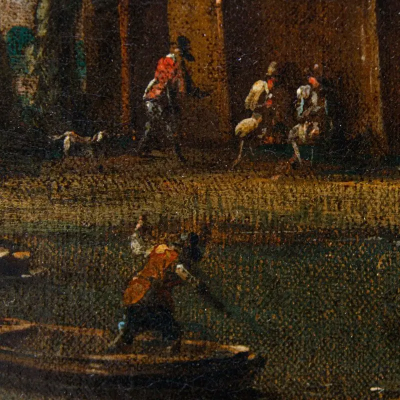 Pieter Balthazar Bouttats (1666 – 1756), Paesaggio con mulino a vento - immagine 6