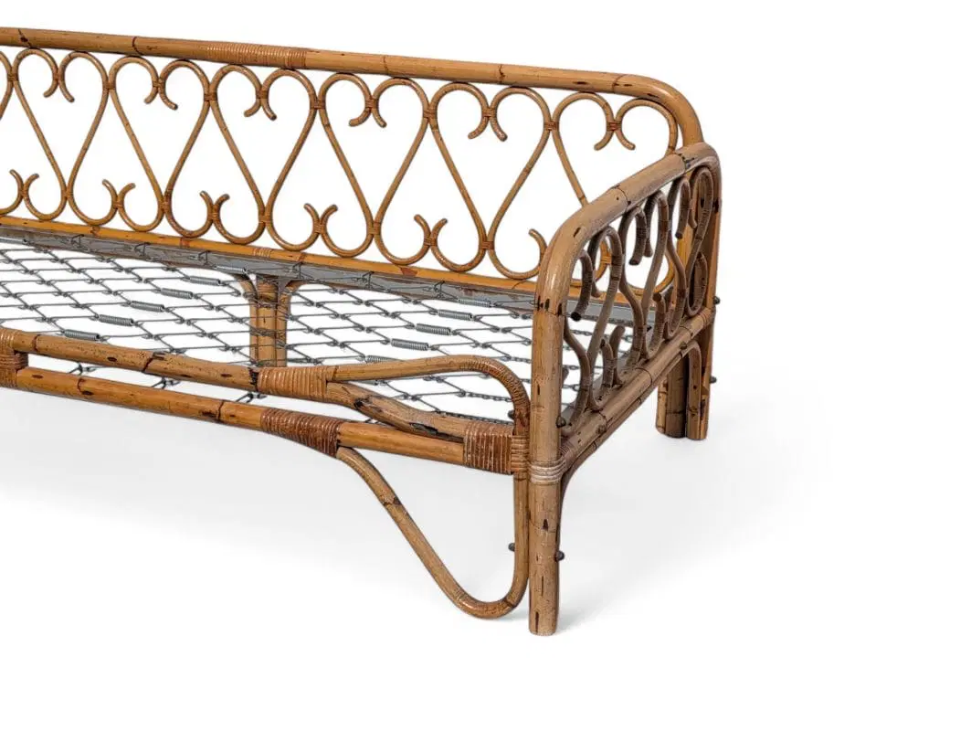 Divano in legno di bambù anni ’60 - immagine 3