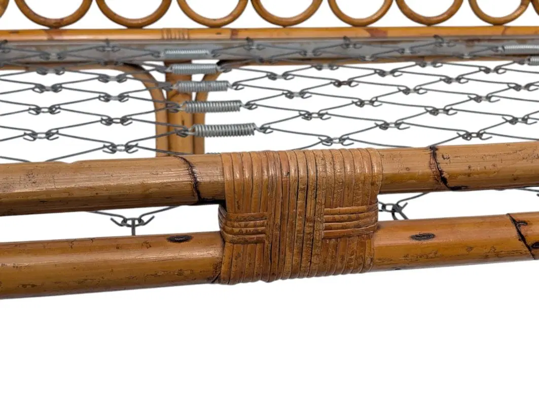 Divano in legno di bambù anni ’60 - immagine 5