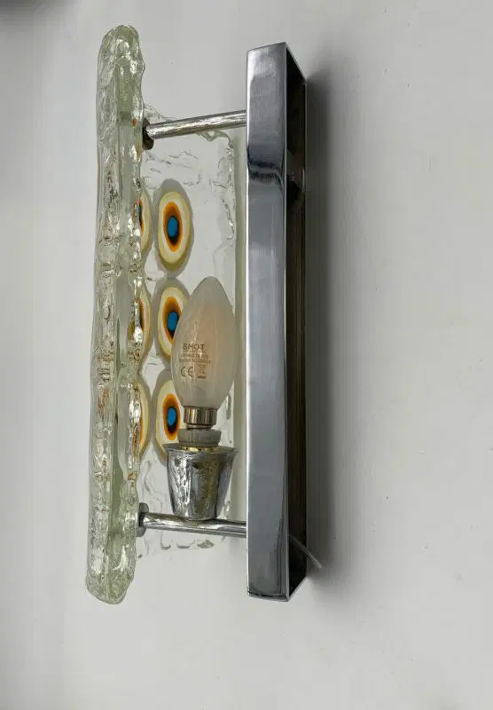 Applique lampada da parete attributo a Mazzega singola - immagine 6