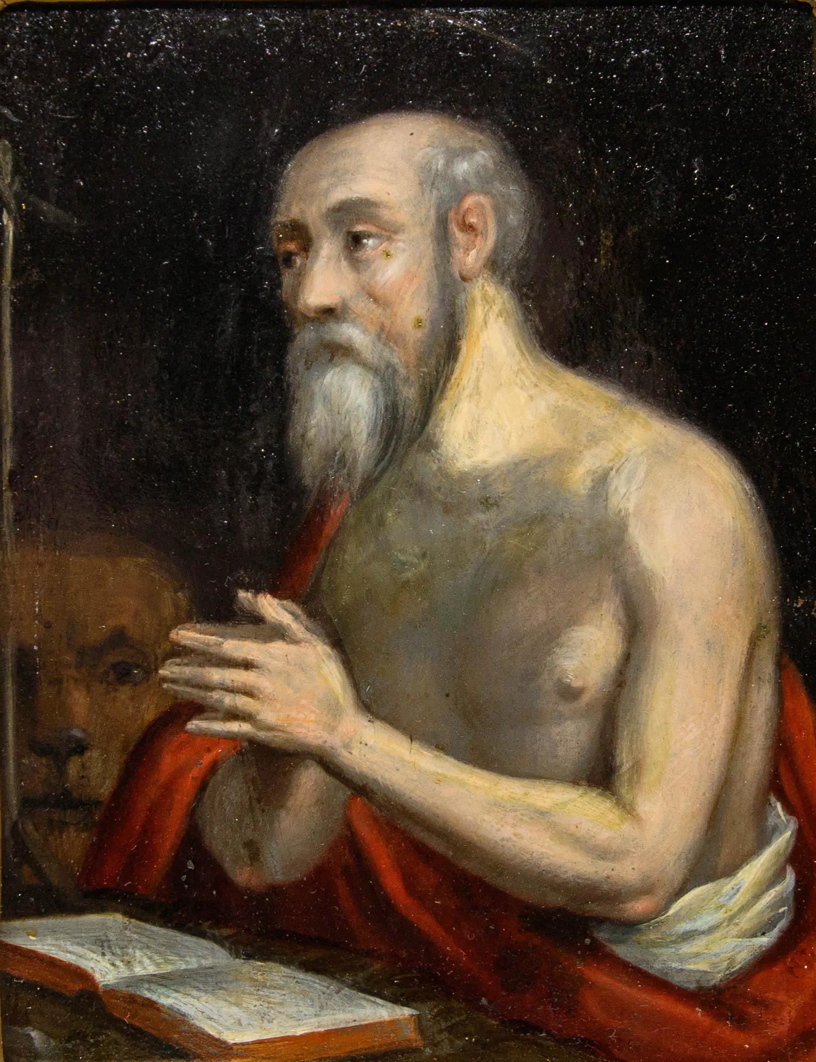 XVII secolo, San Girolamo in preghiera - immagine 8