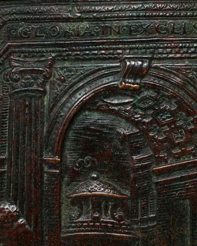 XVII secolo, Adorazione del bambino in rame - immagine 5