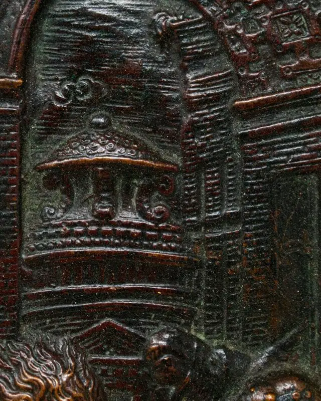 XVII secolo, Adorazione del bambino in rame - immagine 6