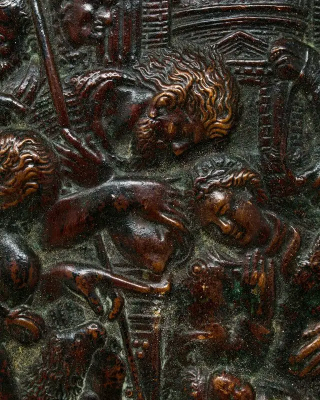 XVII secolo, Adorazione del bambino in rame - immagine 7