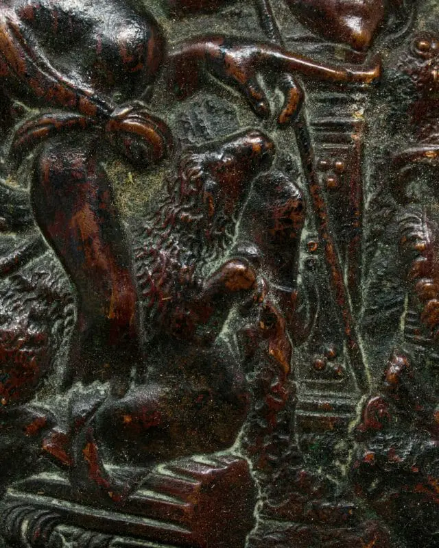 XVII secolo, Adorazione del bambino in rame - immagine 8