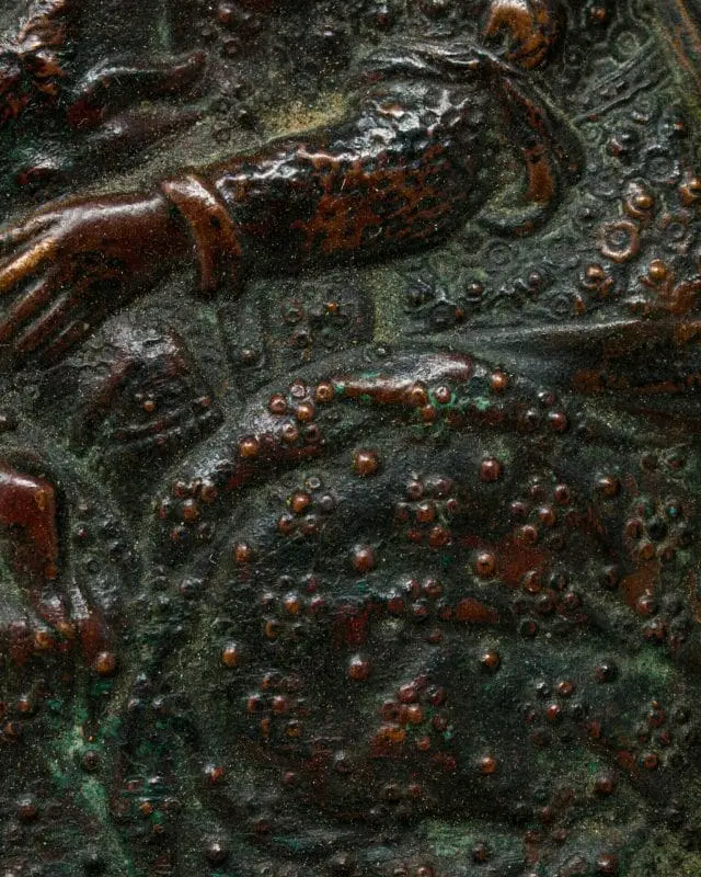 XVII secolo, Adorazione del bambino in rame - immagine 9