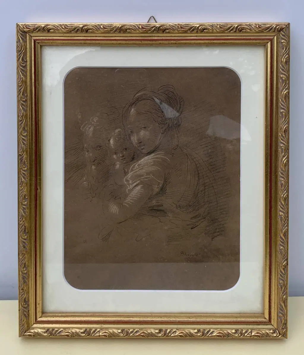 Giuseppe Bernardino Bison (Palmanova 1762 – Milano 1844) – Sacra Famiglia. - immagine 5