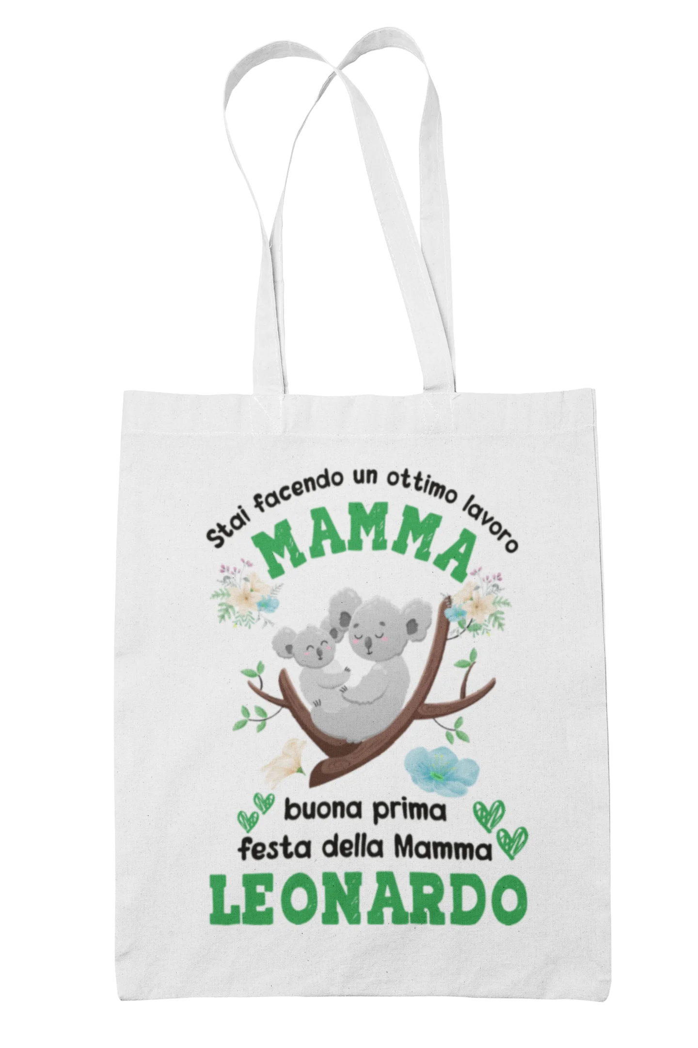Shopping Bag Mamma PERSONALIZZABILE Festa della Mamma Stai facendo un ottimo lavoro Mamma Buona Prima Festa della Mamma Shopper Idea Regalo Mamma