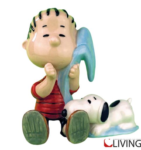Bomboniera Linus e Snoopy in porcellana