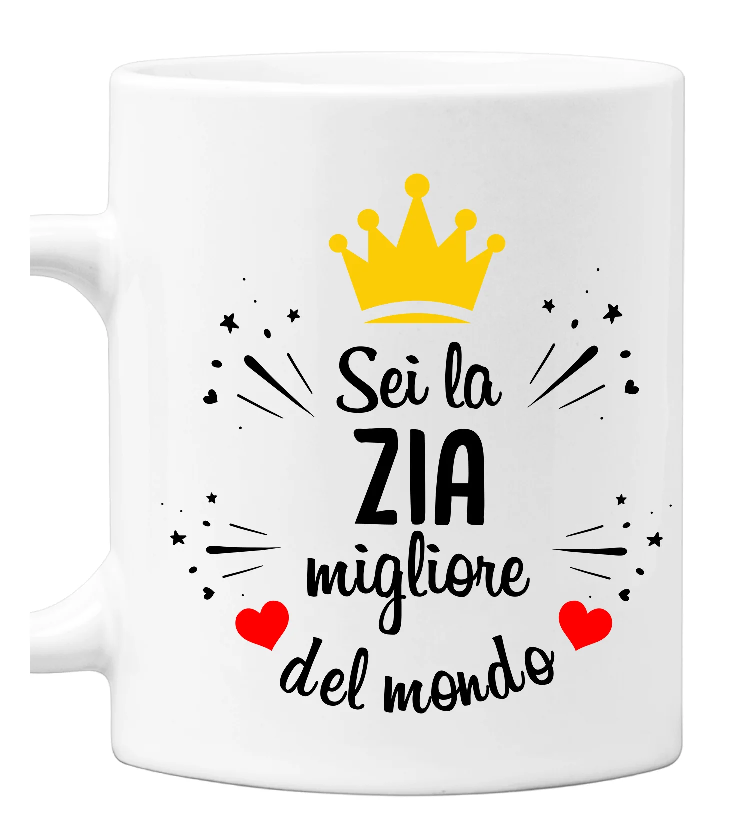 Tazza Zia Sei la zia migliore del mondo Mug 11OZ Idea Regalo Zia