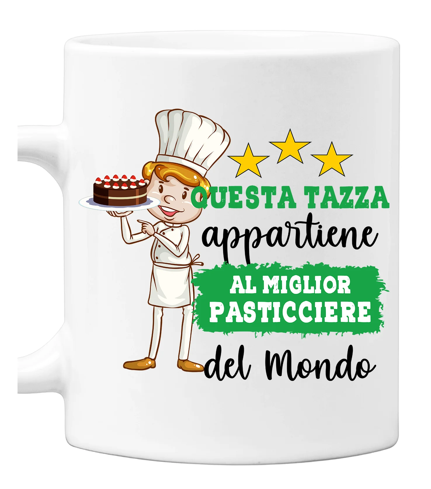 Tazza Pasticciere Mestieri divertenti Questa tazza appartiene al migliore al mondo Idea regalo