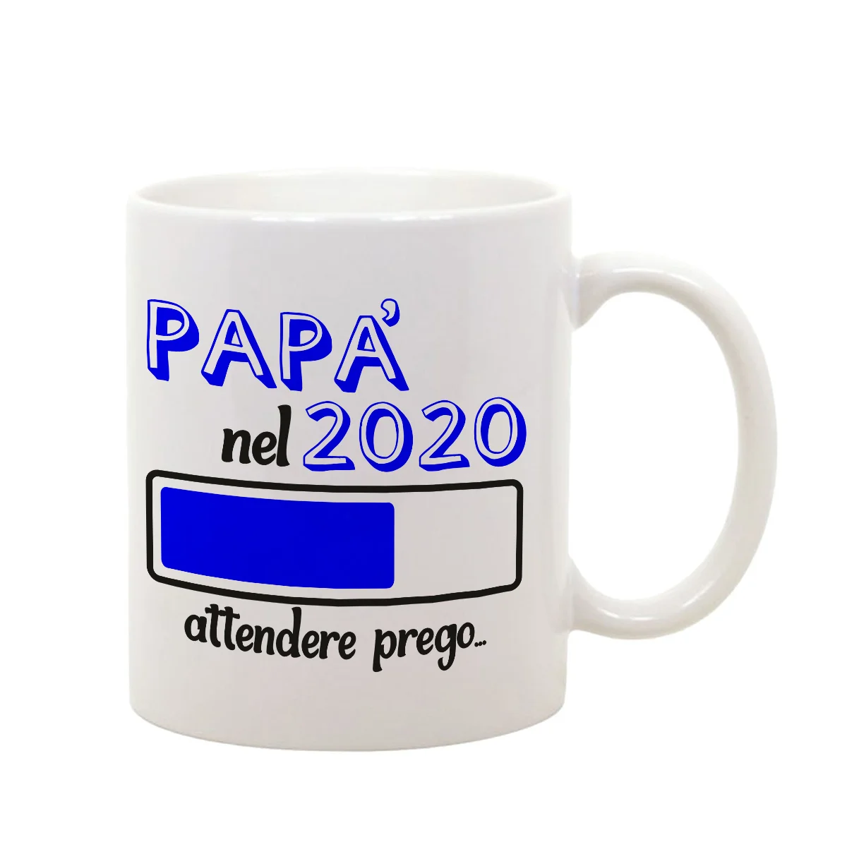 Tazza Mug in Ceramica Festa del Papà – Papà nel 2020 attendere prego – humor – happy father’s day – idea regalo