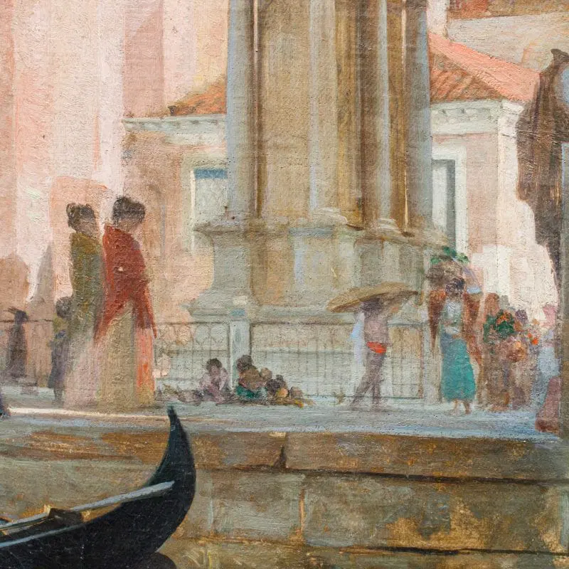 Charles Lebayle (1856 – 1898), Venezia: Scorcio di Campo san Zanipolo - immagine 8