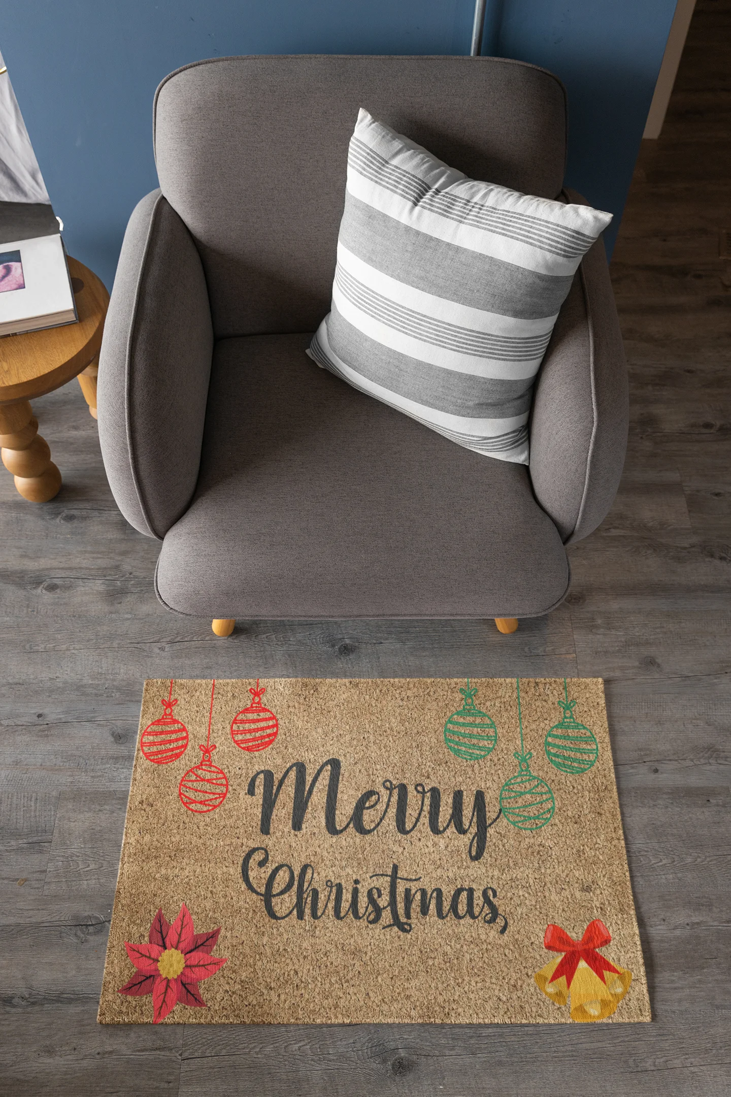 Tappeto Zerbino Natale Natalizio Merry Christmas Ingresso Casa Regalo Natale 60×40 cm - immagine 2