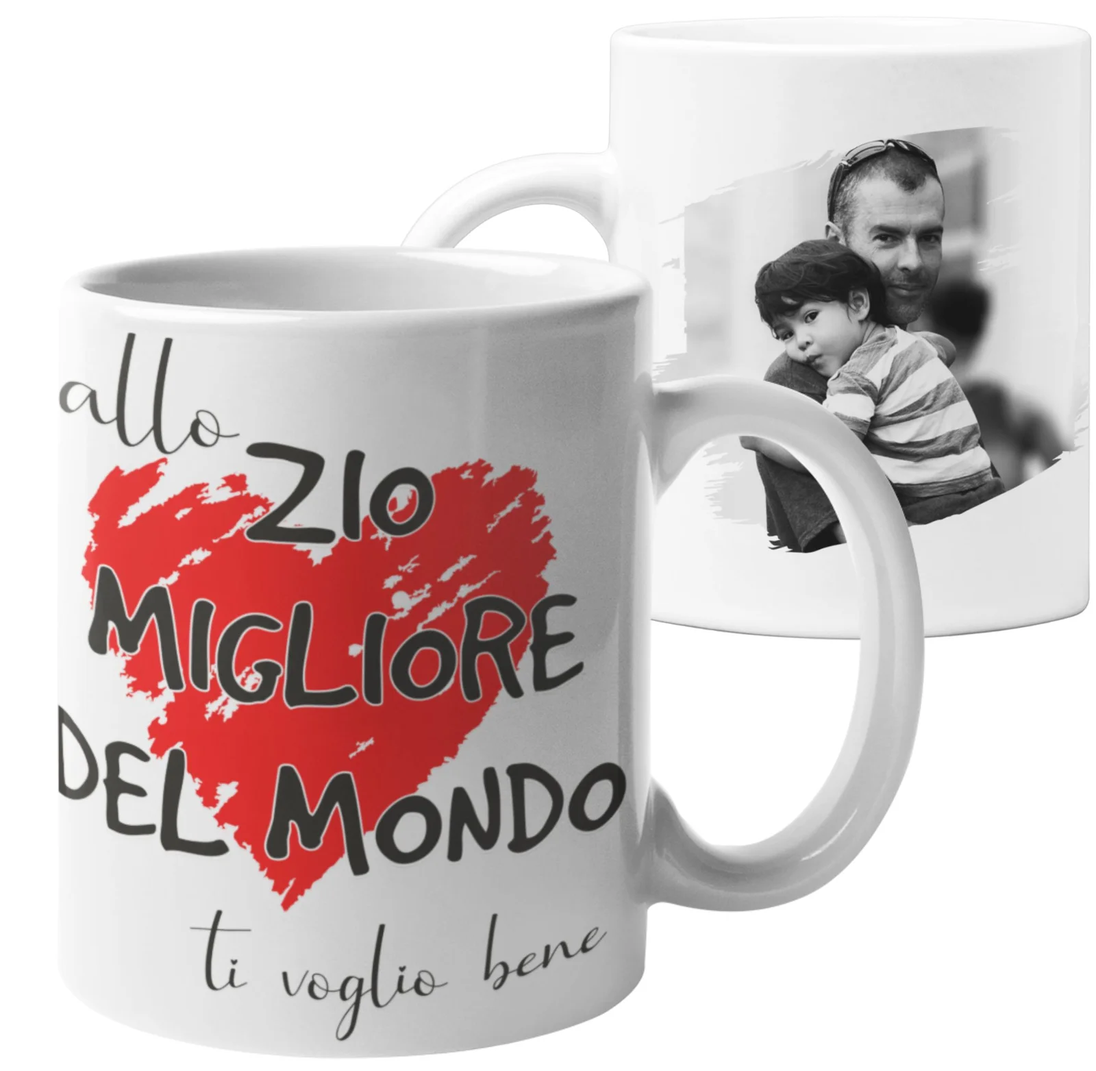 Tazza Personalizzata con Foto Mamma Papà Nonna Nonno Zia Zio Sei semplicemente il/la migliore del mondo Regalo con foto personalizzato - immagine 8