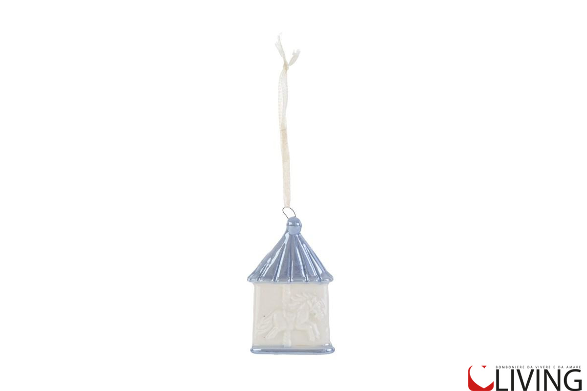 Bomboniera appendino calamita giostrina celeste