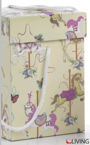 Giostra carillon resina rosa linea gioiello - immagine 2