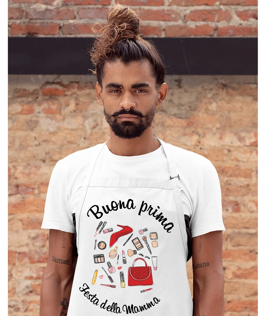 Grembiule da cucina Mamma Regalo Buona Prima Festa della Mamma Idea Regalo taglia Unica - immagine 4