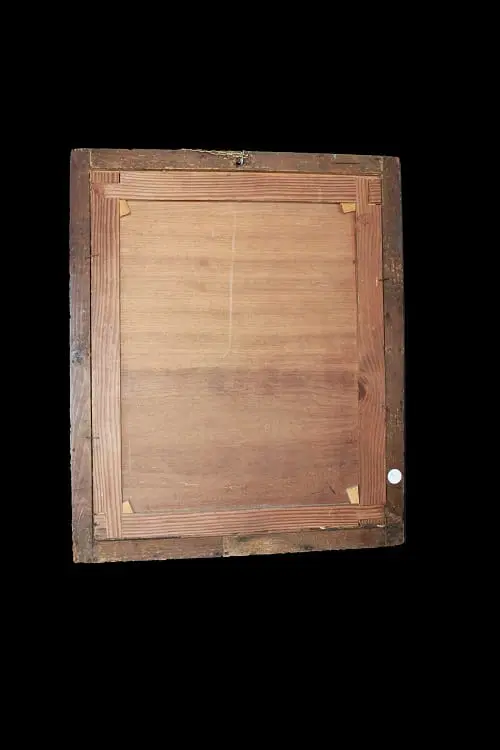 Olio su tela Spagnolo di inizio 1800 Raffigurante Madonna con Bambino Gesù - immagine 6