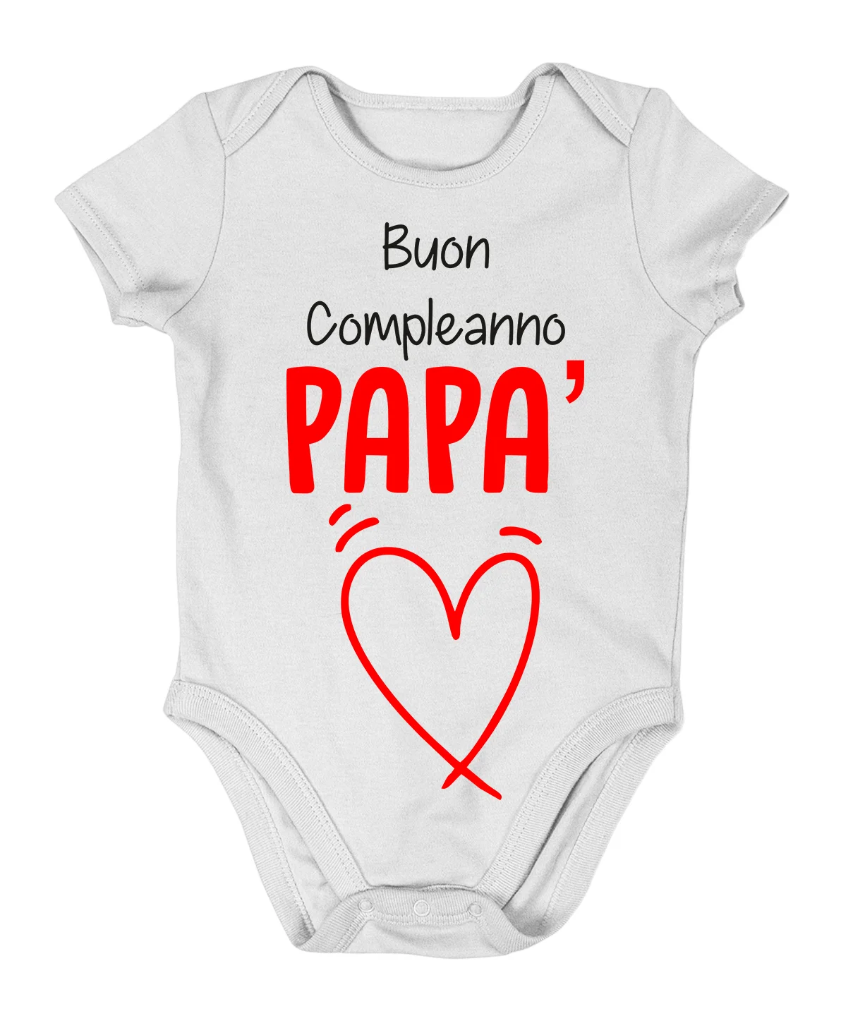 body papà – Buon Compleanno papà – da neonato in cotone – idea regalo