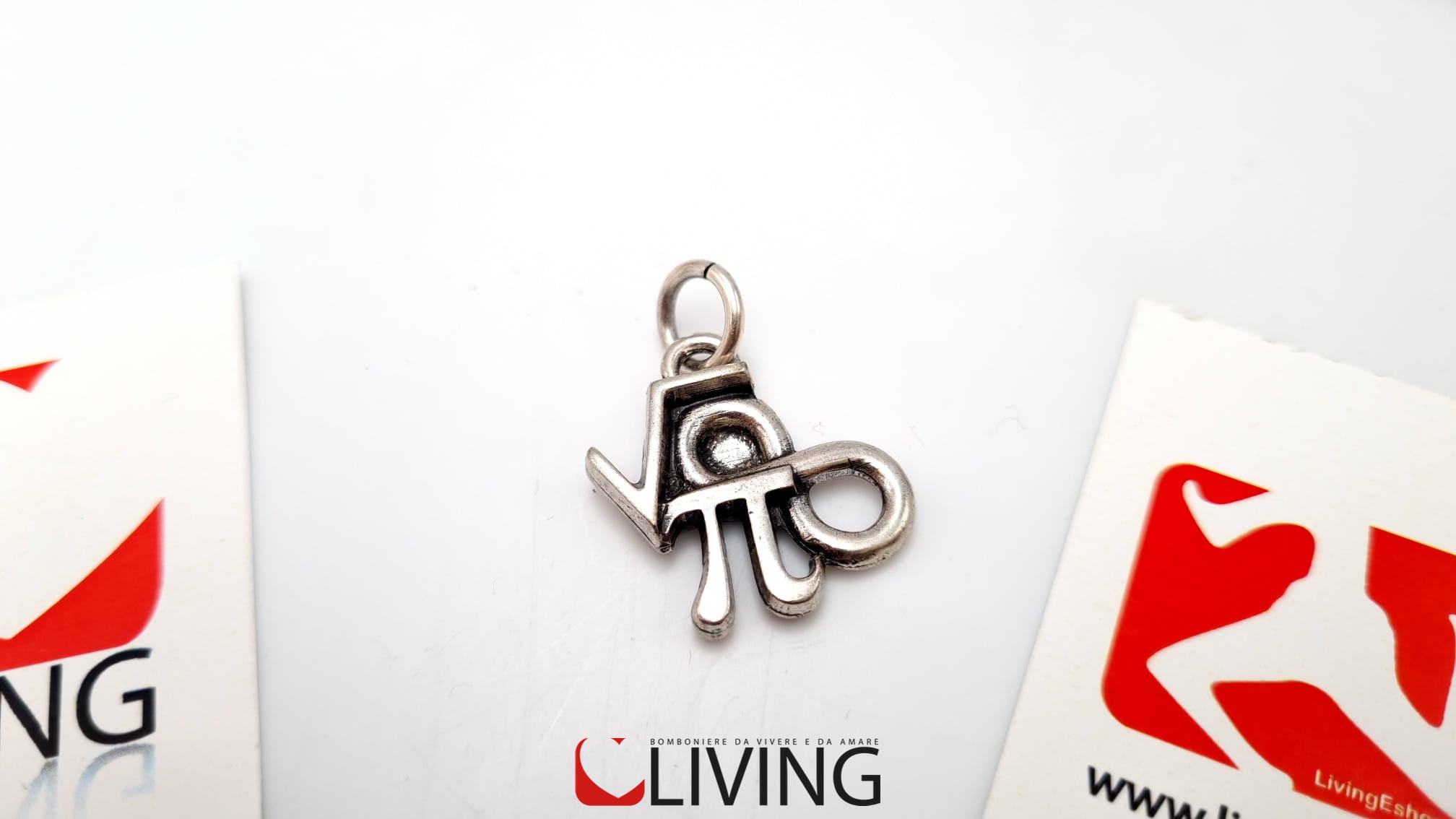 Bomboniera laurea ciondolo matematica