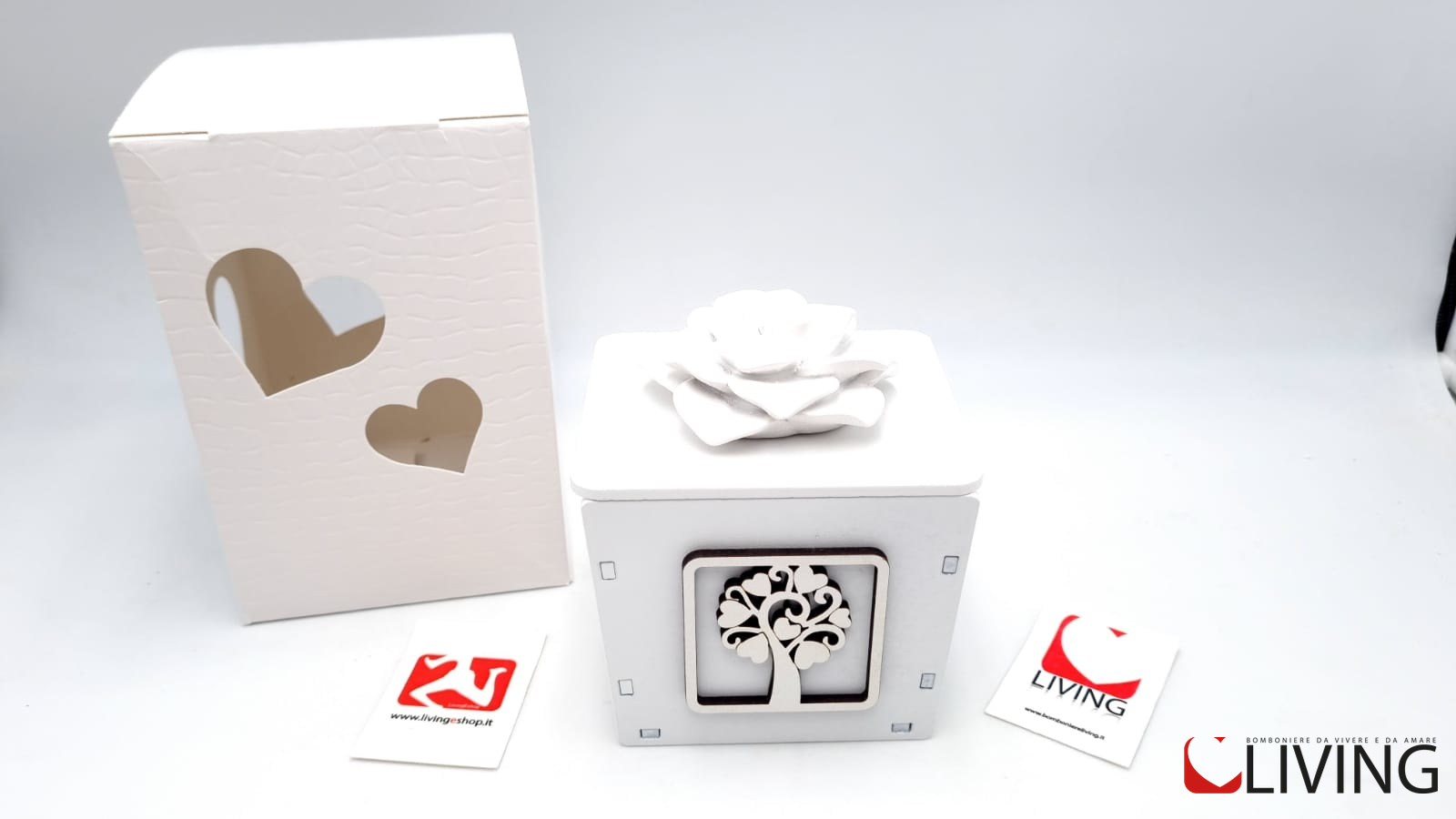 Bomboniera candela profumata albero della vita - immagine 4