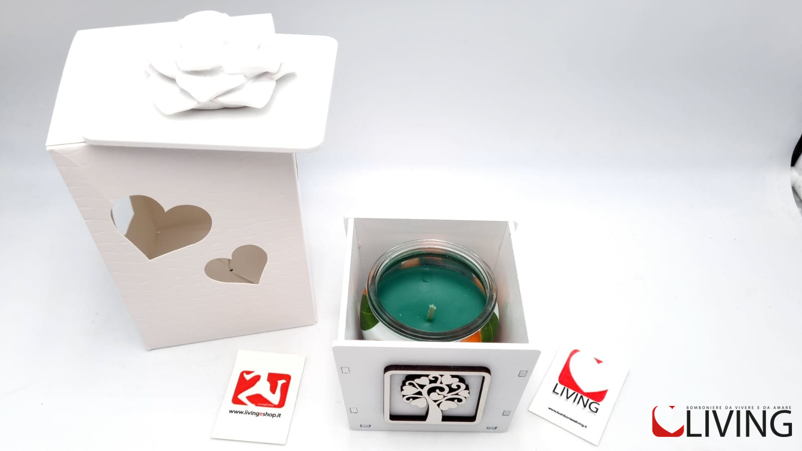 Bomboniera candela profumata albero della vita - immagine 3