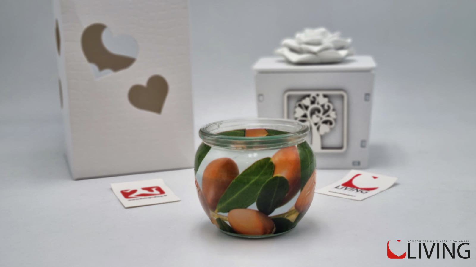 Bomboniera candela profumata albero della vita - immagine 2