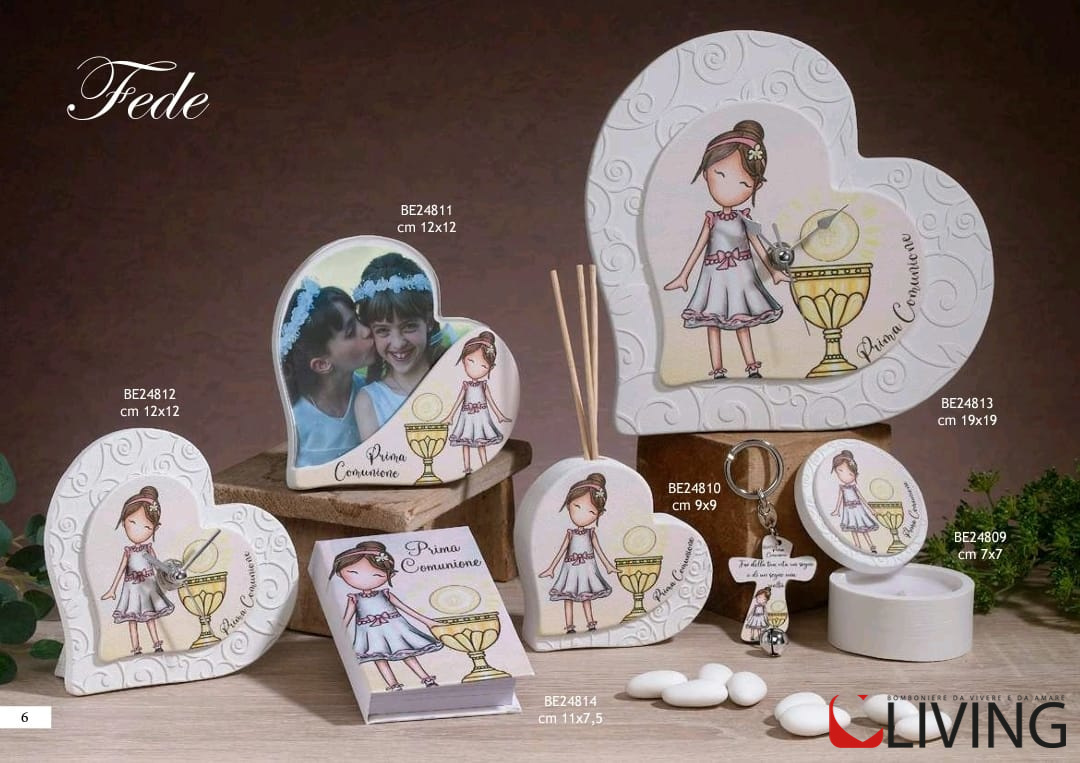 Bomboniera comunione bimba portafoto linea Fede Dolcicose - immagine 2